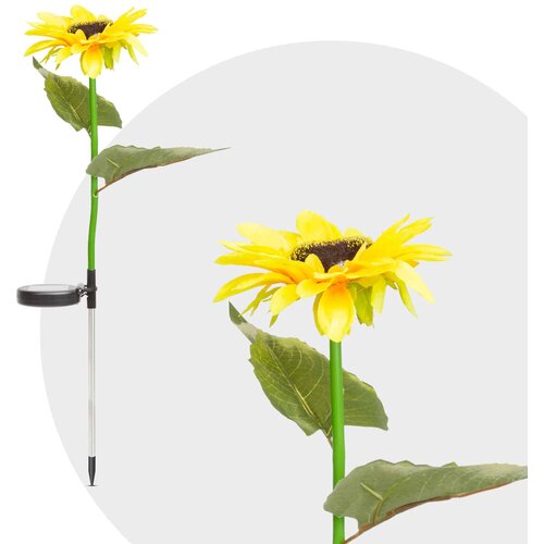 Garden of Eden solarna led svetilka v obliki sončnice toplo bela svetloba 70 cm 2 kosa Slike