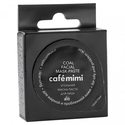 Caf&amp;eacute; Mimi Gel maska za lice CAF&amp;Eacute; MIMI (ugljena, pasta) 15ml Slike