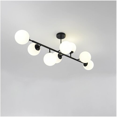  Luster na &scaron;ipci DORADO 8xE14/40W/230V crna Cene