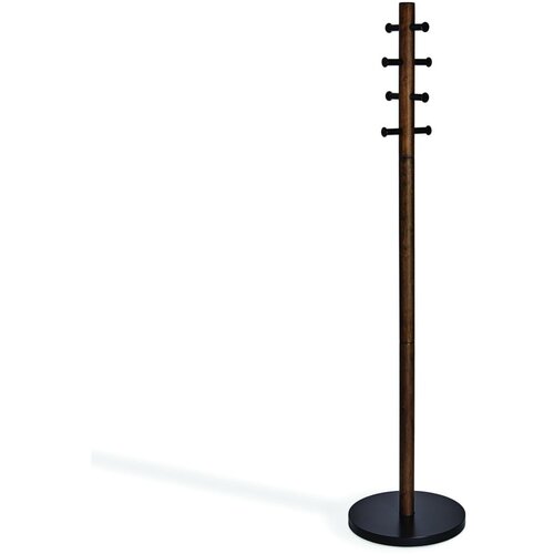 Umbra Črn obešalnik iz lesa kavčukovca Pillar - Umbra Cene