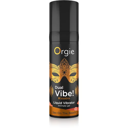 Orgie Dual Vibe! Kissable Liquid Vibrator Sex on the Beach 15ml