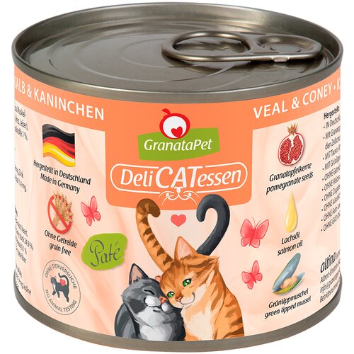 Granatapet DeliCatessen 6 x 200 g - Teletina &amp;amp; zajec Slike