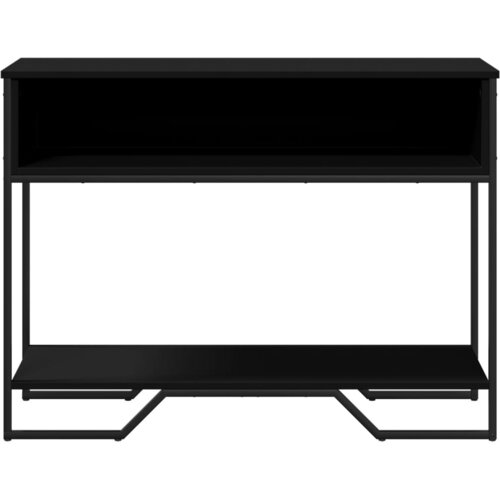  Konzolni stol crni 100 x 35 x 74,5 cm od konstruiranog drva Slike