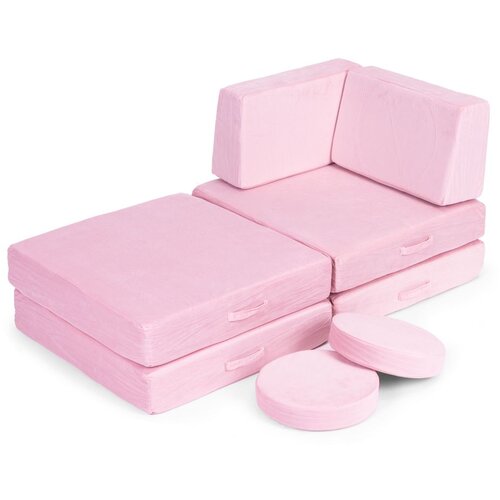 ECO TOYS DIY modularna fotelja sa 8 jastuka - pink Slike