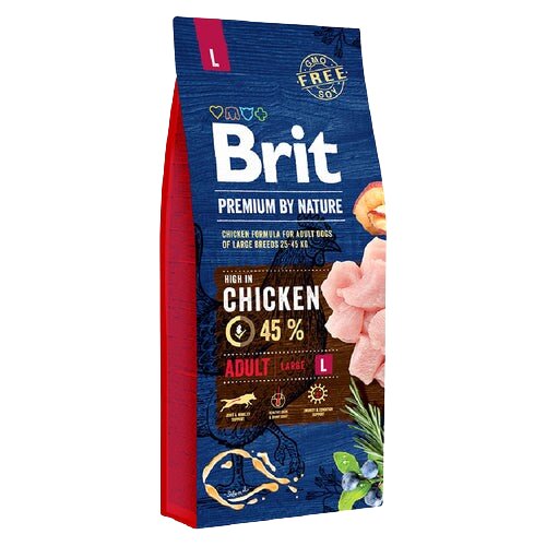 Brit Hrana za pse Premium by Nature Adult L, 15kg Slike