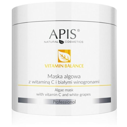 Apis Natural Cosmetics vitamin balance - maska za lice sa algama, vitaminom c i belim grožđem - 200 g Slike