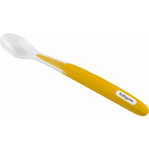 BabyOno Be Active Soft Spoon žličica Yellow 6 m+ 1 kom