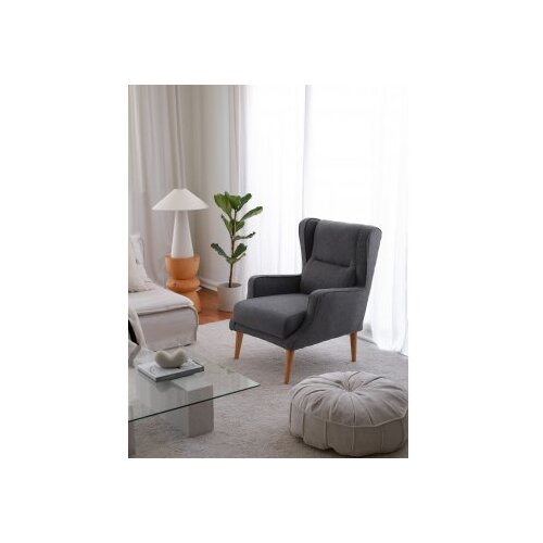 Atelier Del Sofa Fotelja Klam, 70x94x78 cm, Siva Slike