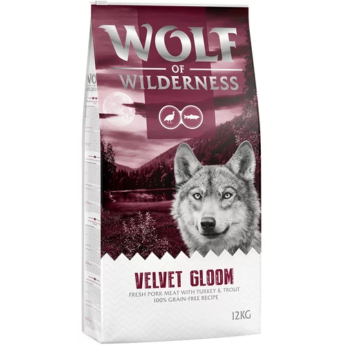 Wolf of Wilderness "Velvet Gloom" puretina i pastrva - bez žitarica - 12 kg