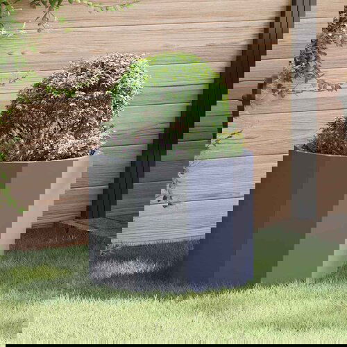 VidaXL Sadilica Antracit 60 x 60 x 50 cm Čelik Slike