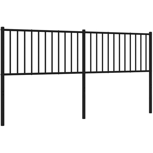  Metalno zamjensko uzglavlje crno 180 cm Slike