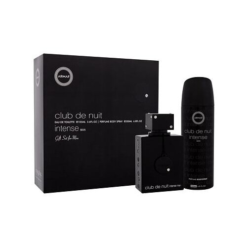 Armaf club de Nuit Intense darovni set toaletna voda 105 ml + sprej za tijelo 200 ml za muškarce Cene