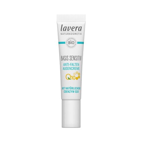 Lavera Basis Sensitiv krema za područje oko očiju protiv bora Q10 Slike