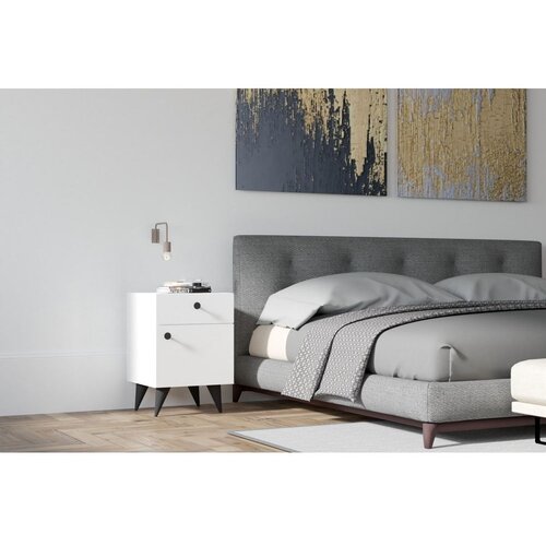 Hanah home Noćni ormarić Pila, 40x60​​x42 cm, Bijeli Cijene