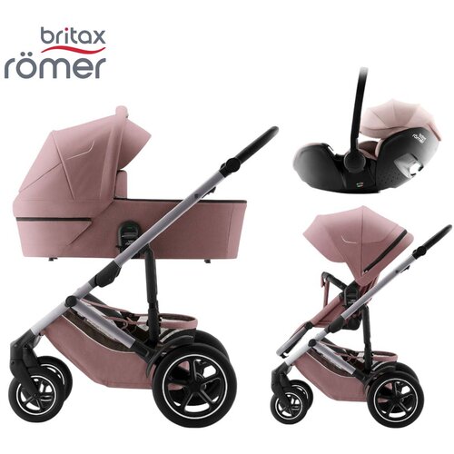Britax Romer dječja kolica 3u1 smile&trade; 5z dusty rose + baby-safe&trade; pro style dusty rose Cijene