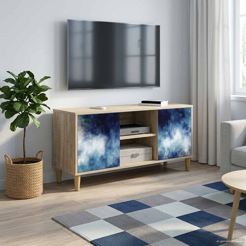  TV ormar RHENEN 102 x 33 x 50 cm Sonoma Konstruirano drvo Cijene