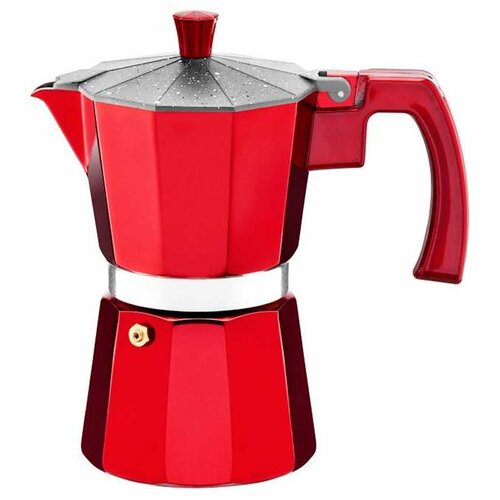 DAJAR DJ94366 džezva za espresso kafu 6 šoljica 300ML crvena Slike