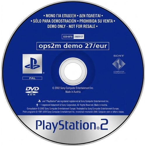  OPS2M Demo 27 - igra brez ovitka (PS2) - rabljeno Cene