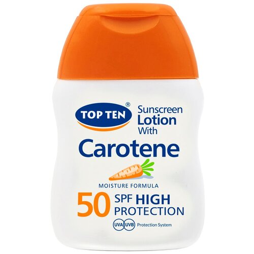 Top Ten carotene Losion Za Sunčanje SPF 50,50ml Slike