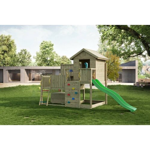 Fungoo Set SWEET HOUSE - drveno vrtno igrali&amp;scaron;te Slike