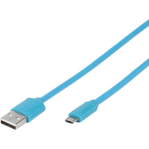 Vivanco kabl USB 2.0 A/microB Blue 1m 35817 kabal Slike