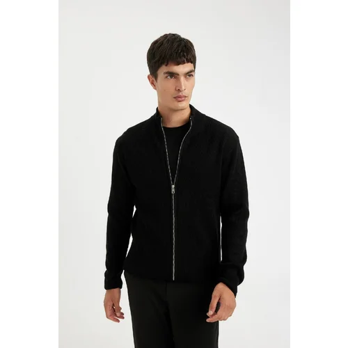 Defacto Standard Fit Turtleneck Cardigan