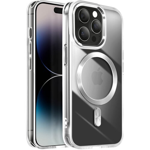 AVIZAR Ohi&scaron;je MagSafe za iPhone 14 Pro Max Crystal Color Back, Srebrna, (5000014878) Cene