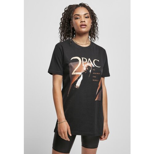 Mister Tee Ladies Tupac Me Against The World Cover Tee Black Slike