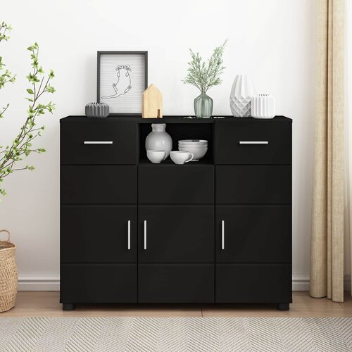  Drveni ormar Crna 88,5 x 30,5 x 73 cm Konstruirano drvo Cijene