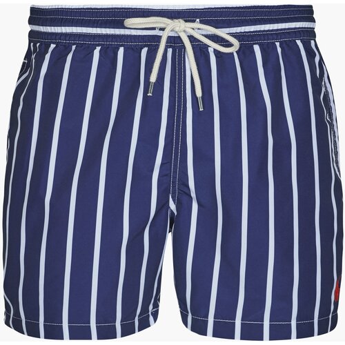 Polo Ralph Lauren MAILLOT DE BAIN RAYE EN POLYESTER Tamno plava Cijene
