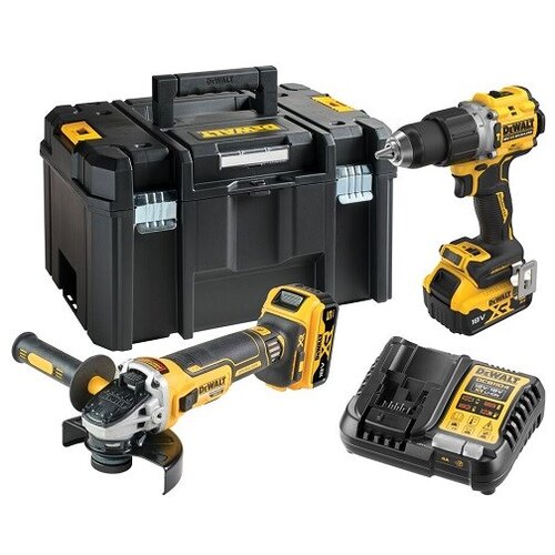 Dewalt DCK2026P2T-QW Combo set DCD805 + DCG405, 18 V XR 2&times;5.0 Ah black, yellow Cijene