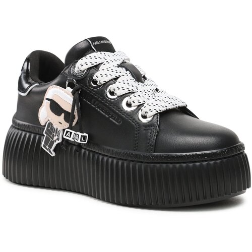 Karl Lagerfeld Superge KL42376N Black Lthr Slike