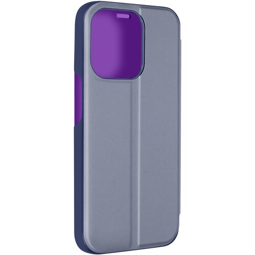 AVIZAR Ovitek Clear View za iPhone 15 Pro Max, serija zrcalnih pokrovov - sivkasto vijolicna, (20773611) Cene