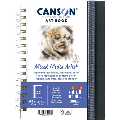 Canson skicirka ART BOOK Mixed Media Artist, DIN A4, (21654753) Cene