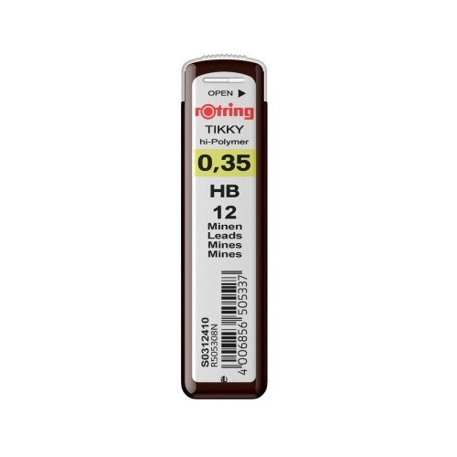 Rotring mine za tehničku olovku hi polymer hb 0.35 ( R0312410 ) Cene