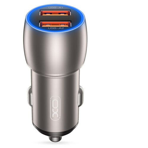 XO Polnilec za avto CC52 QC 36W 2xUSB, (20651359) Slike