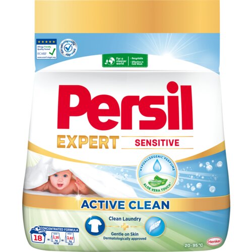Persil Power expert sensitive deterdžent 18 pranja (990g) Cene