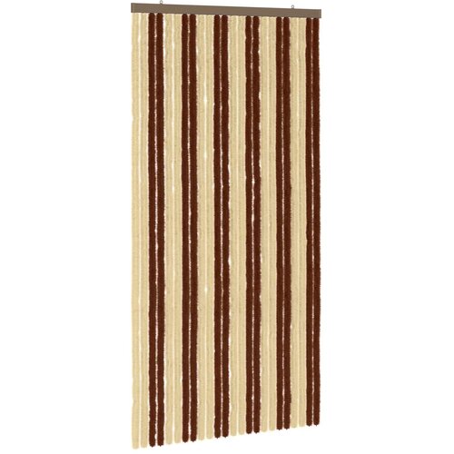 vidaXL Zaslon proti insektom Chenille Rjava in bež 100 x 200 cm, (5000247131) Cene