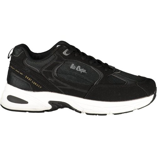Lee Cooper mu&amp;scaron;ke tenisice LCM628605 s kontrastnim detaljima crne Slike
