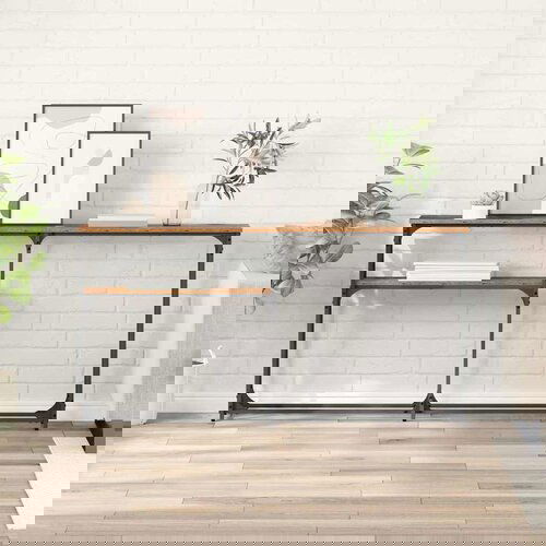 vidaXL Konzolnamizica Star les 145x22.5x75cm Konstruiran les Cene