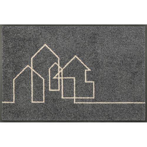 wash+dry PREDPRAŽNIK Linestreet 50/75 cm potiskano siva Cene