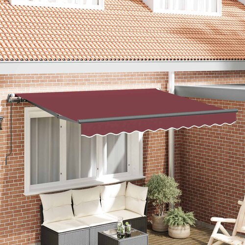  Povlačivi tende Tamno crvena 250 x 200 cm tkanina Cijene