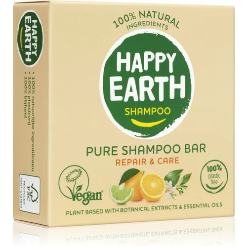 Happy Earth 100% Natural Shampoo Bar Dry & Damaged hair Šampon za suhu i oštećenu kosu 70 g