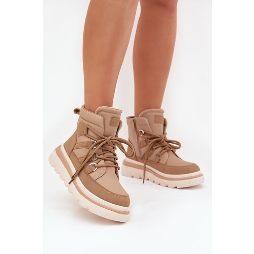 Boto Women's Ankle Boots Platform Camel Liorae Cene