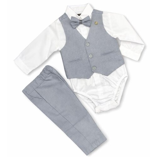  Elegantni komplet bodi sivi 06-18 meseci 09+ meseci Cene
