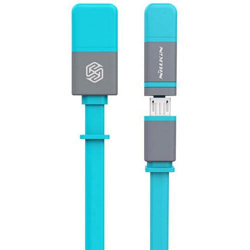 Nillkin USB kabel Plus II 2u1 (Lightning/ Micro) 1/2m plavi. Cene