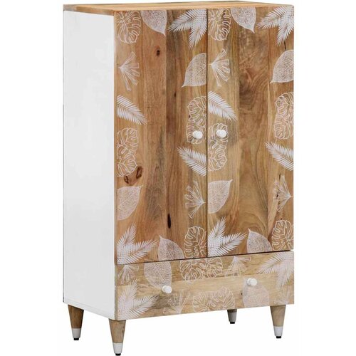 vidaXL Highboard 60x33,5x100 cm Masivni les Mango Cene