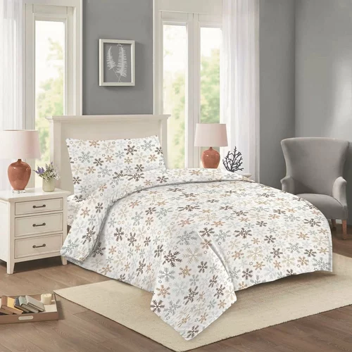 Cotton House Bijela pamučna posteljina za krevet za jednu osobu 140x200 cm Nela –