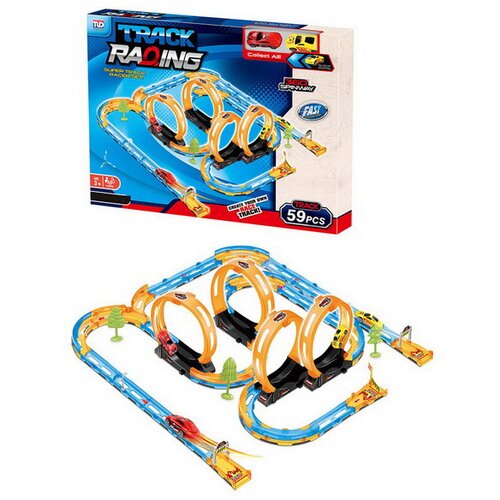  Staza za autiće Large Race - 59 dijelova Slike
