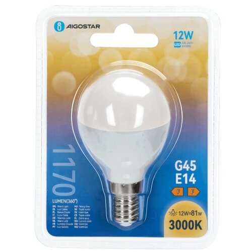  LED sijalica G45 E14/12W/230V 3000K - Aigostar Slike